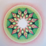 'Loving Awareness' - 4e Hartchakra mandala