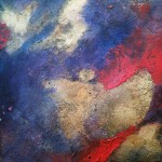 'Mystic Gold' @ElianeKunnen - olieverf, zijkanten mee beschilderd, 20x20cm - 75€ incl ophangsysteem _ afwerking vernis 