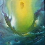 'Ontvankelijk' @ElianeKunnen - olieverf, zijkanten mee beschilderd, 3D kader, 60x60cm - 350€, incl ophangsysteem _ afwerking vernis - VERLAAGDE PRIJS